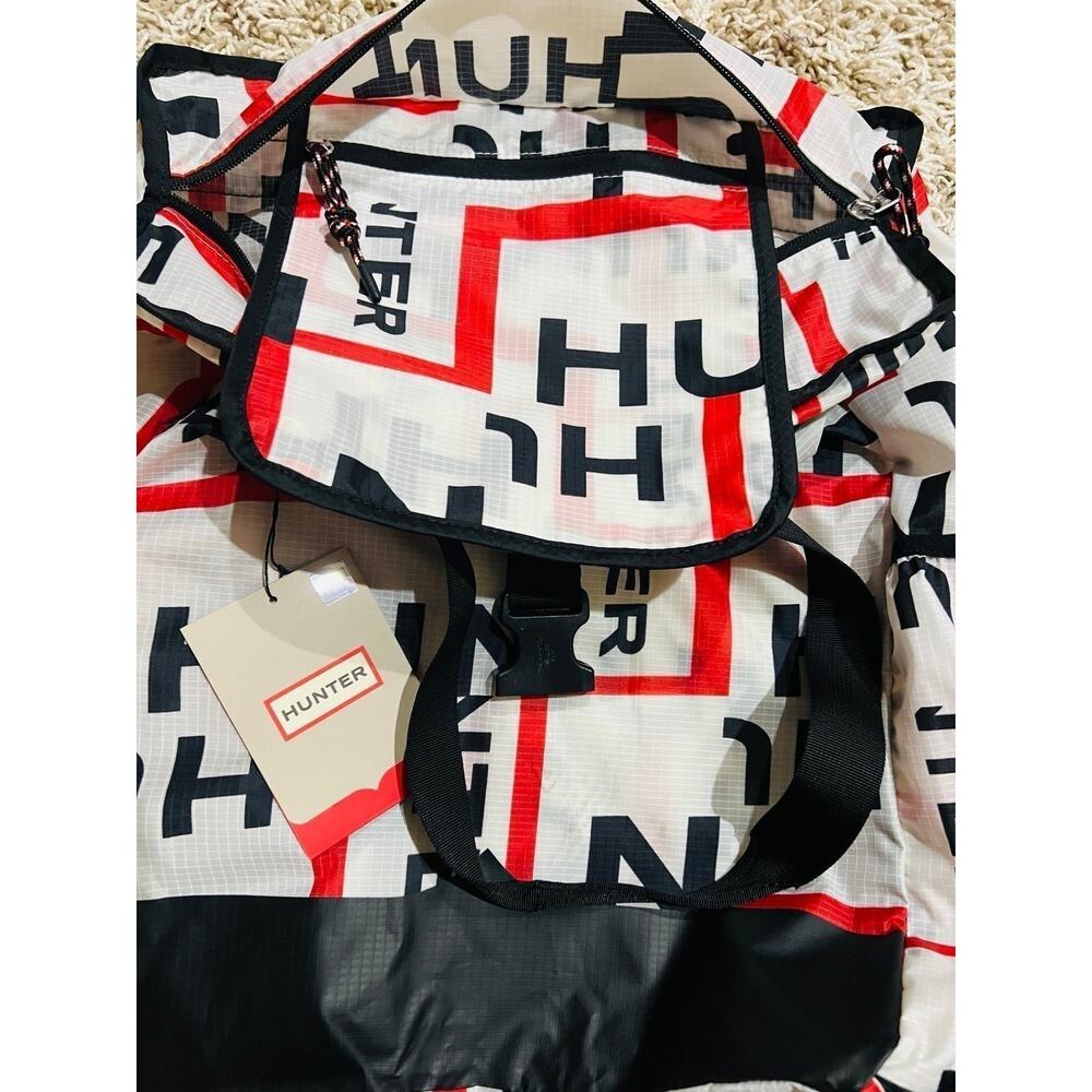 NWT❤️Hunter Original Ripstop Exploded Logo Packable Tote - Picture 10 of 11